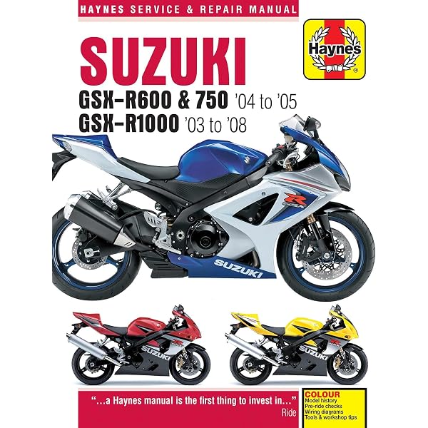 Suzuki GSX-R600 & GSX-R750 from 2006-2016 Haynes Repair Manual